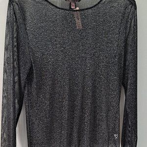 Victoria Secret  Sparkly Sheer Top XS